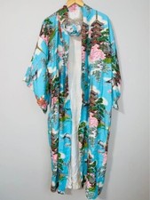 B3* Vinatge Kimono Japanese Japan with belt womens robe 1960s 60s