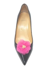 Pink Color Flower Clips for Shoes 2 pcs , Shoe Clips, Shoe Accessories