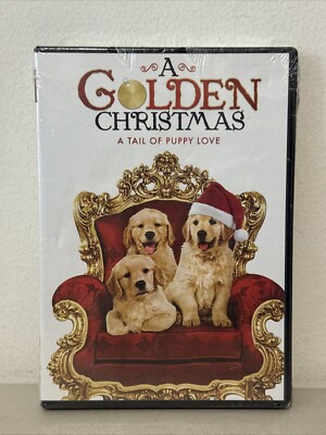 A Golden Christmas (DVD, 2010) A Tail Of Puppy Love Brand New Sealed