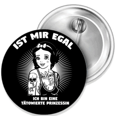 I Don't Care - I'm A Tattoo Button Badge Sticker Bottle Opener Mirror