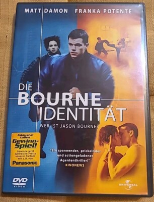 Die Bourne Identität (Matt Damon) 2002 Film DVD Video Zustand Gut