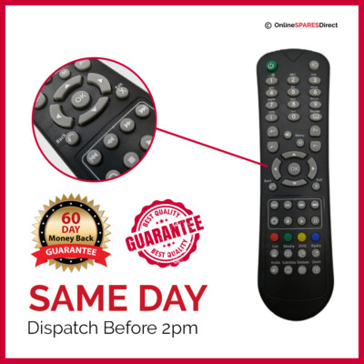 Telecomando Sagemcom Dtr94 Telecomando Originale Di Ricambio Per Registratore TV Sagemcom DTR94-500 Freesat HD - Nuovo, A Infrarossi, Portata 5-10m, Garanzia 1 Mese Tivùsat Cam - Foto 12