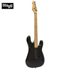 Stagg Metal Series Solid Mahogany Electric Gu...