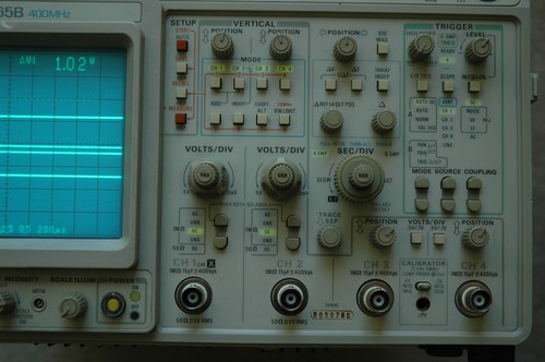 Tektronix 2465B 400 MHz Oscilloscope, Calibrated, SN:B052129, 30day Warranty - Picture 8 of 16
