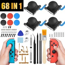 68PCS for Nintendo Switch Joy-Con 3D Joystick Analog Replacement Repair Tool Kit