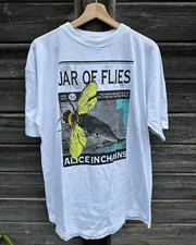 Alice In Chains Jar of Flies Concert 1994 White Unisex T-shirt Size S-5XL