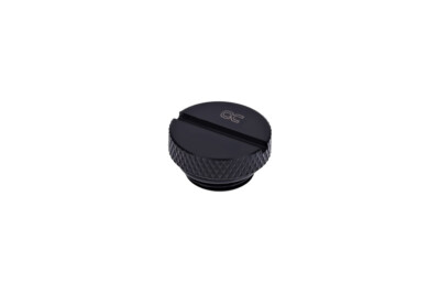 Alphacool HF Verschlussschraube G1/4 - Deep Black / schwarz