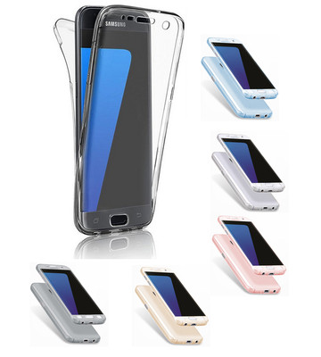 TPU Full Body 360 Rundum Silikon Handy Schutzhülle Tasche Case Crystal Schale
