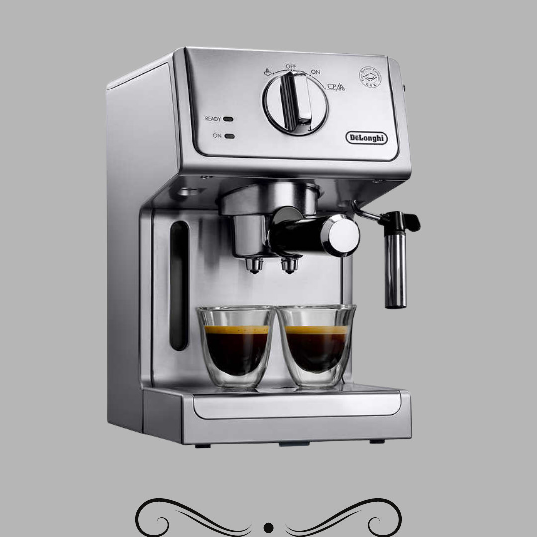 DeLonghi ECP3630 Manual Espresso Machine Cappuccino Maker - Silver