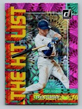 2022 Donruss Pink Fireworks #THL-1 Trea Turner The Hit List Pink Fireworks NM/MT