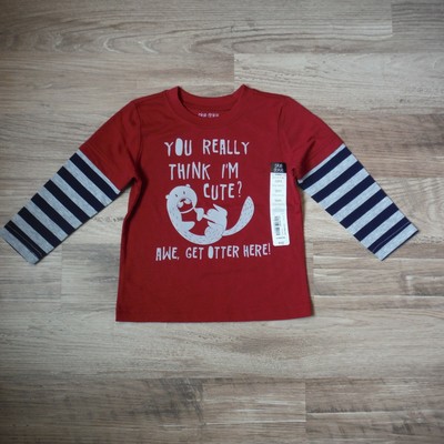 Toddler boys Okie Dokie Maroon Otter 