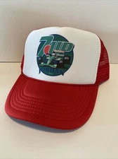 Vintage 7up Jordan Formula 1 Trucker Hat Red  Cap adjustable cap snapback