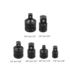 Chrome Steel Socket Adapter 1/2" To 3/8" 3/8" To 1/2" 3/8" To 1/4"