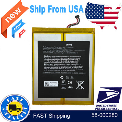 Battery For Amazon HD 10 (11th Gen) T76N2B &Fire HD 10 Plus T76N2P +Tools 58-000