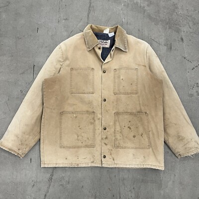 Vintage Walls Blizzard Pruf Canvas Chore Jacket USA Blanket Lined 2XL