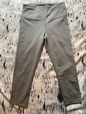 Zella leggings Cropped Running Gray Women Sz M - Great