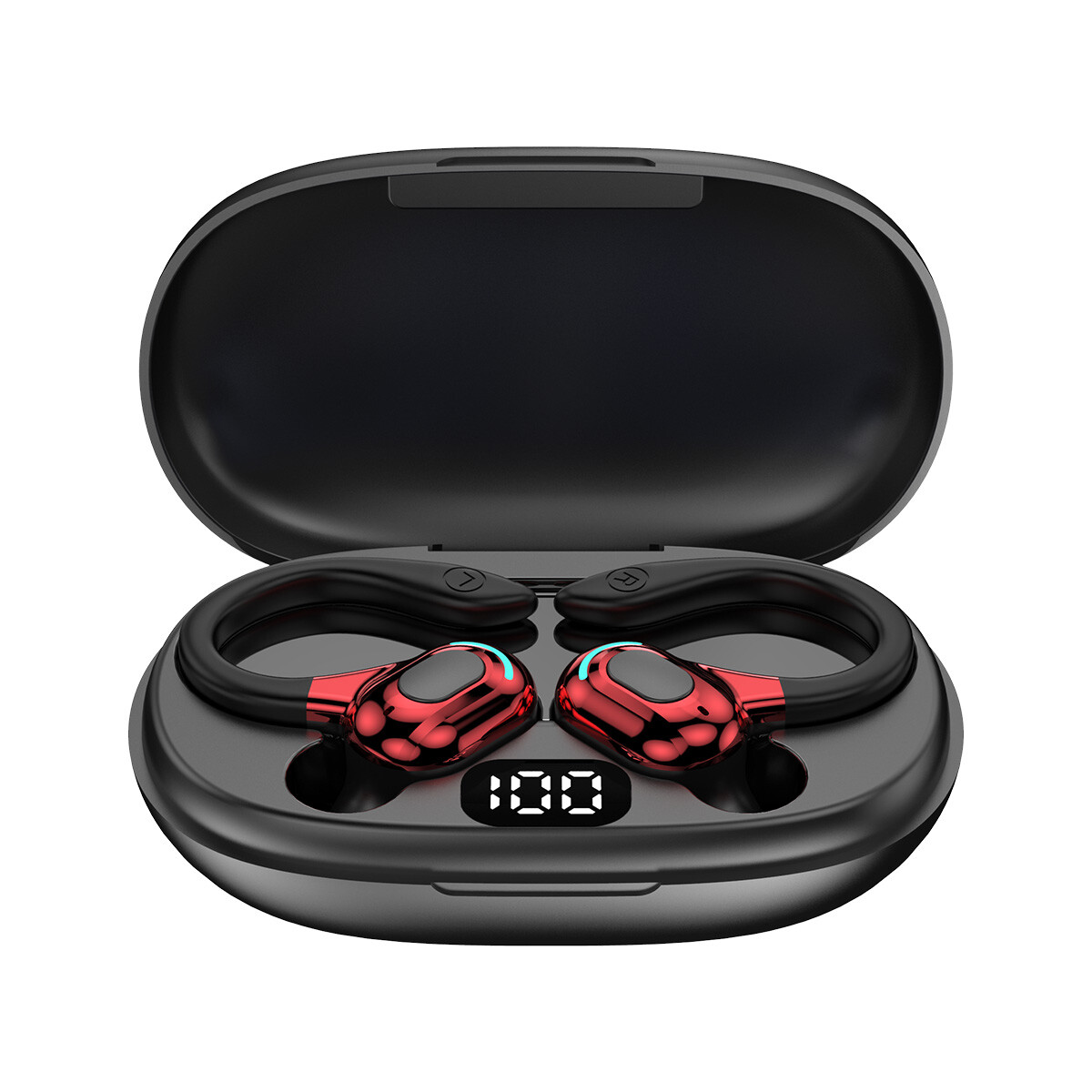 TWS TRY WITH US ドフン Zxsyw Bluetooth Earphones with Ear Hooks, Wireless TWS