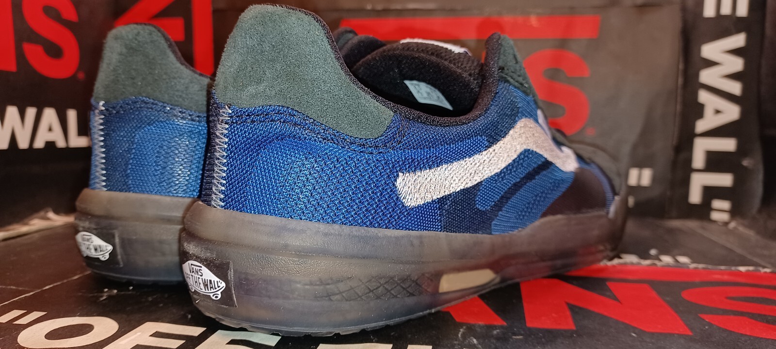 Vans EVDNT Ultimate Waffle Deuce Black Blue Men’s 8/Womens 9.5 Rare- VN0A5DY78B2 image 6