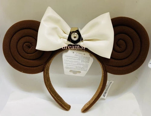 BNWT Disney Star Wars Princess Leia Minnie Mouse Ears Headband