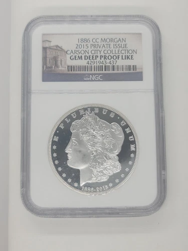 1886 CC MORGAN  2015 CARSON CITY PRIVATE ISSUE COLLECTION GEM DEEP PROOF LIKE