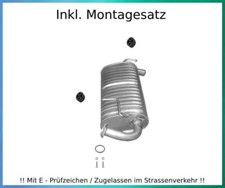 Endschalldämpfer für Suzuki Jimny 1.3 82/86PS ab Bj.08.2004 Auspuff Montagesatz