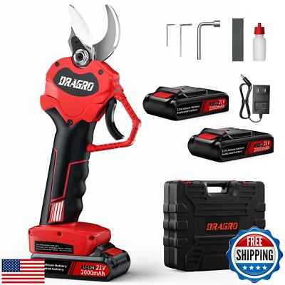 Dragro Electric Pruning Shears Professional Cordless Electric Pruning Battery