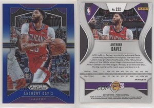 2019-20 Panini Prizm Blue Prizm /199 Anthony Davis #222