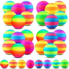 Jerify 40 Pack 8.5 inch Playground Balls Bulk Colorful Inflatable Bouncy Dodg...