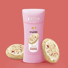 DOVE x CRUMBL Women’s Strawberry Crumb Cake Deodorant Stick 2.6oz 72-Hour
