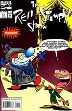 Ren And Stimpy Show #17 VF/NM; Marvel | Dan Slott - w/Bag+Board