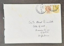 CM) 1973. ITALY. ANCIENT COINS. COVER MAILED TO ARGENTINA. XF