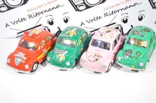 Lotto 4 maggiolini modellini a retrocarica die cast buonissimi