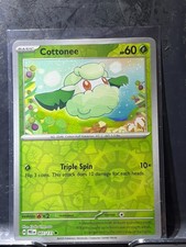 Cottonee [Reverse Holo] 7/131 / Pokémon Prismatic Evolutions / English Card / NM
