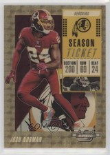 2018 Panini Contenders Optic Gold Vinyl Prizm 1/1 Josh Norman #2 0c3