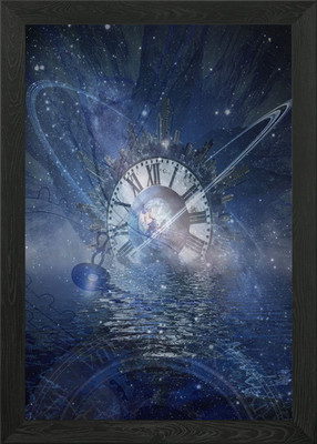 Seit Anbeginn der Zeit gerahmtes Wandbild Poster Leinwanddruck Bild