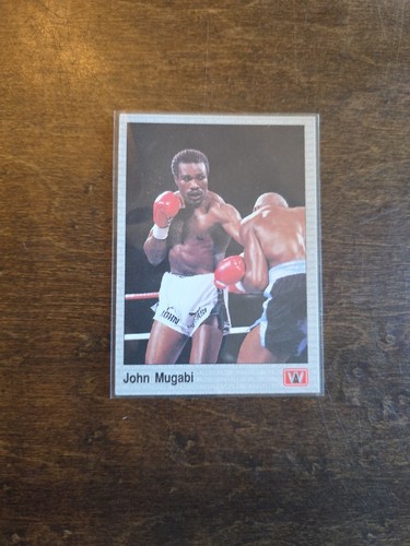 1991 ALL WORLD BOXING #25 John (The Beast) Mugabi - Bild 1 von 2