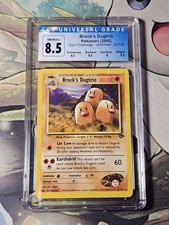 Brock's Dugtrio CGC 8.5 NM/MINT+ 22/132 Gym Challenge Pokemon Graded Card TCG
