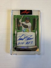 MIGUEL CABRERA INSCRIBED Triple Crown AUTO /35 2025 LEAF METAL AUTH VOL 2