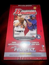 2013 Bowman Baseball JUMBO HTA BOX 3 Autographs Factory Sealed *See Description*
