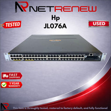 HP-ARUBA JL076A 3810M Smart Rate PoE 1-Slot 40G 8 HPE Switch No Power Supply