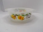 Anchor Hocking Fire King 1.5qt Bowl Gad Fad Fruit Grapes Peaches Vintage