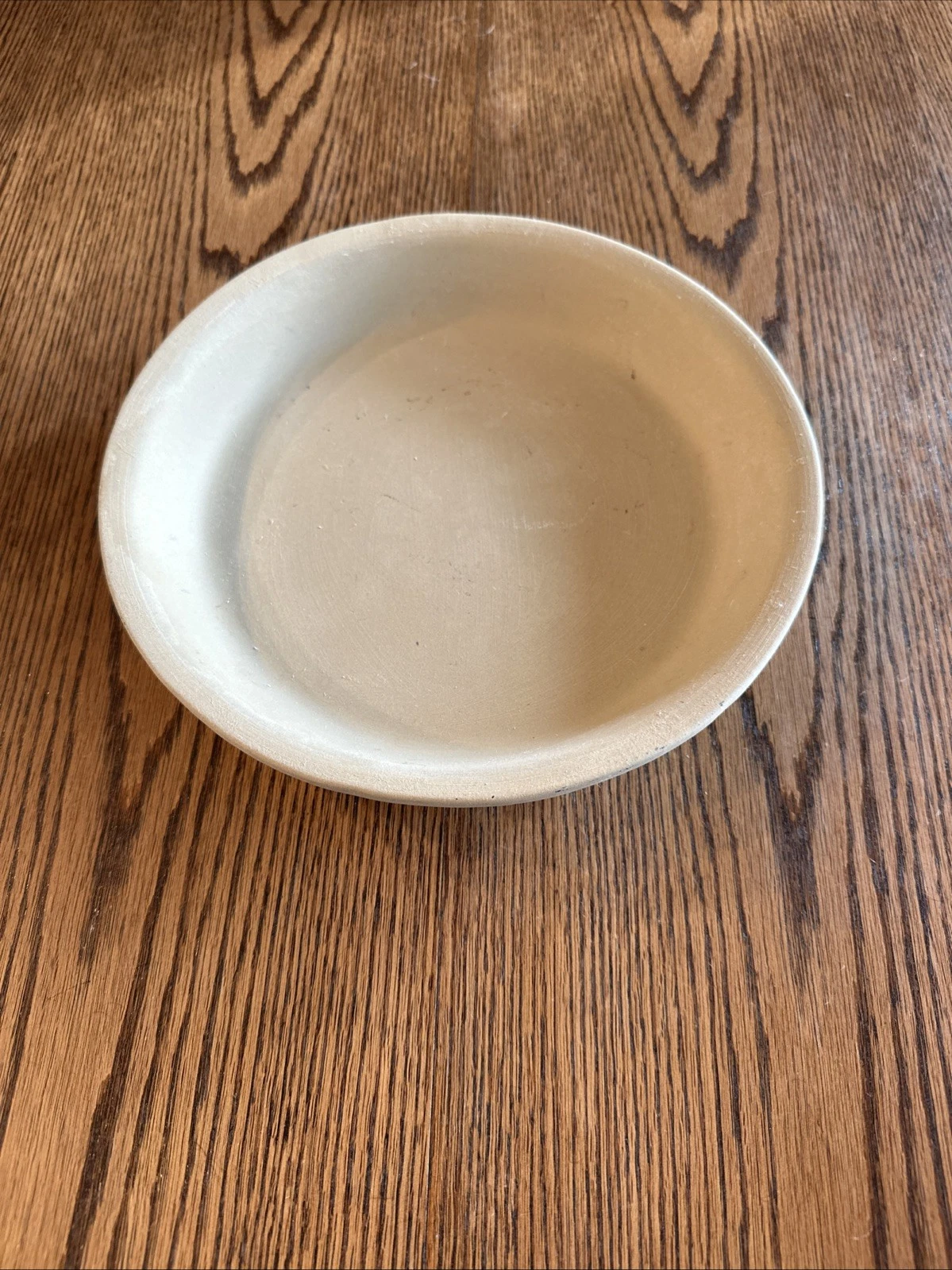 Pampered Chef 9" Stoneware Pie Plate 10" Diamater Outer Rim