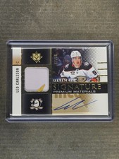 2024-25 Ultimate Collection Hockey Signature Premium Materials Leo Carlsson /35
