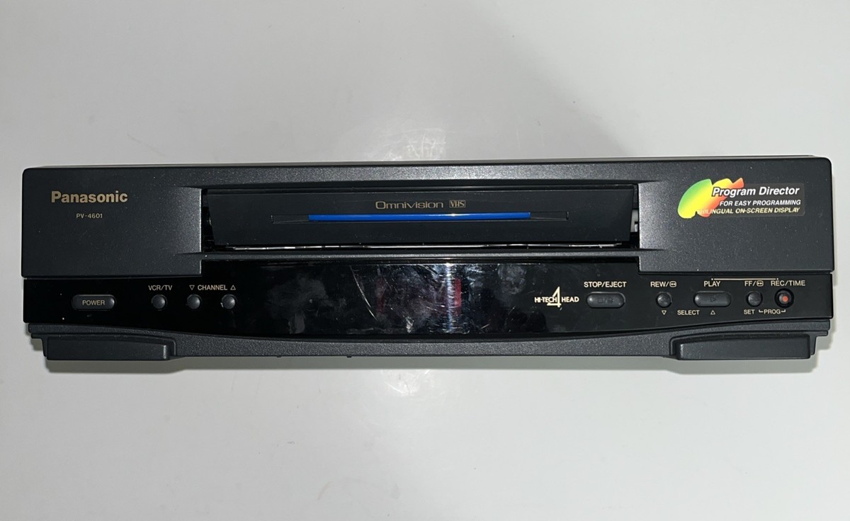 Panasonic Blue Line Omnivision VHS Player VCR PV-V4601 No Remote