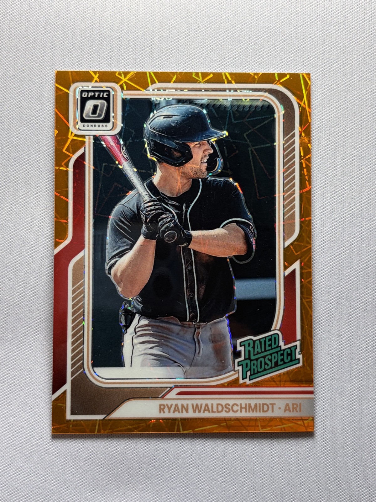Ryan Waldschmidt [Orange Velocity Optic] #190 2026 Panini Donruss Ship Toploader