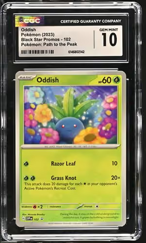 Oddish graded CGC 10 for sale on eBay