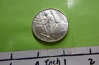 APOLLO 11 SPACE NASA MOON LAND MISSION THE EAGLE HAS LANDED SILVER COIN 2AP4