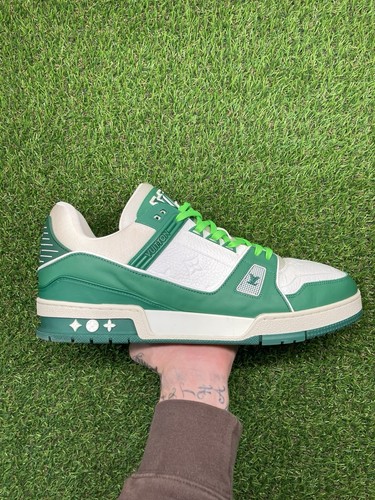 Size 11 LV (12-12.5 US) Louis Vuitton Trainer ' Green ' | GREAT CONDITION! - Picture 2 of 18