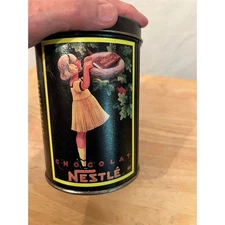 Vintage Nestlé Chocolat Metal Tin Collector's Series 1988