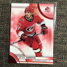 2023-24 UD SP Authentic Red Limited Seth Jarvis